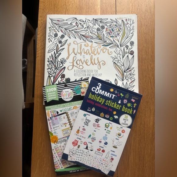 Design | Coloring Book Set Planner Stickers | Poshmark